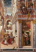Carlo Crivelli Annunciation whit St Emidius (mk08) USA oil painting artist